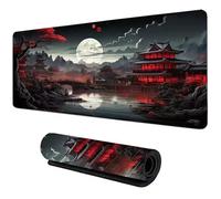 Gaming Mouse Mat 800x300x3mm,Notte Naturale Large Mouse Pad,Extended Desk Pad,Mousepad XXL with Stitched Edges Anti-Slip Rubber Base Improved precision and speed for Home Office