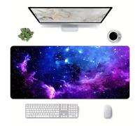Gaming Mouse Mat 800x400x3mm,Universo viola Large Mouse Pad,Extended Desk Pad,Mousepad XXL with Stitched Edges Anti-Slip Rubber Base Improved precision and speed for Home Office