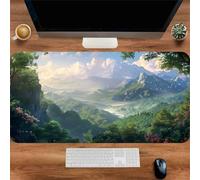 Gaming Mouse Mat Endless Mountains, Large mouse Pad 700x400mm Thickness 3MM, Improved Precision and Speed, Non-Slip Base Mousepad with Stitched Edges for Gaming, Office & Home