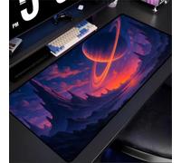 Gaming Mouse Mat Peak Galaxy, Large mouse Pad 800x400mm Thickness 3MM, Improved Precision and Speed, Non-Slip Base Mousepad with Stitched Edges for Gaming, Office & Home