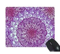 Gaming Mouse pad Customized Natural Eco motivi geometrici di forma ovale mouse pad Purple