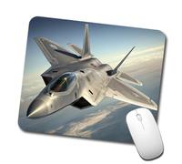 Gaming Mouse Pad F-22 Raptor Us Force Superiority Fighter Plane Lavabile Mouse Mat Bordi Cuciti Accessori Gaming per Gaming Computer Ufficio 10X12In