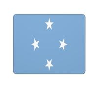 Gaming Mouse Pad Flag of Micronesia Durevole Tappetino Scrivania Soffice Mousepad per Gaming Computer Ufficio 10X12In