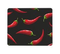 Gaming Mouse Pad Hot Chili Pepper Portatile Mouse Mat Confortevole Mousepad per Laptop Mac Gaming 10X12In
