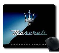 Gaming Mouse Pad, Maserati Logo Personalized MousePads Natural Eco Rubber Durable Design Computer Desk Stationery Accessories Gifts For Mouse Pads