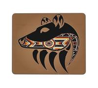 Gaming Mouse Pad Native American Bear Head And Claw Multifunzione Mouse Mat Antiscivolo Accessori Gaming per Ufficio Sensori da Gioco Mac 10X12In