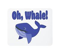 Gaming Mouse Pad Oh Whale Mouse Pad 10x12in