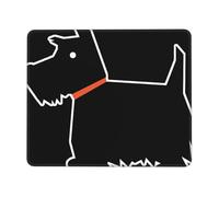 Gaming Mouse Pad Scottish Terrier Dog Soffice Tappetino per Mouse Gaming Lavabile Desk Mat per Computer Laptop Mac 10X12In