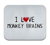 Gaming mouse pad tappetino per mouse Grafica e altro I Love Monkey Brains Scritto su carta Mouse Pad Tappetino per mouse
