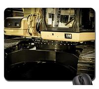 Gaming Mousepad, Caterpillar Equipment Construction Heavy Work Tappetini Mouse Confortevole Tappetino Mouse Gaming Antipolvere Tappetino Mouse Pad per Laptop Casa 25X30Cm