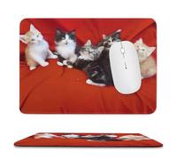 Gaming Mousepad Five Kittens Tappetini Mouse Laptop 25x30cm