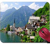 Gaming Mousepad, Hallstatt Austria Tappetino da Gaming Base in Gomma Tappetini per Il Mouse da Gioco Antisfilacciamento Tappetino Mouse Pad per Gaming Mouse 25X30Cm