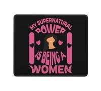 Gaming Mousepad, International Women's Day Tampone per Mouse Antisfilacciamento Tappetino per Il Mouse da Gioco Confortevole Tappetino Mouse Gaming per Computer Casa 25X30Cm