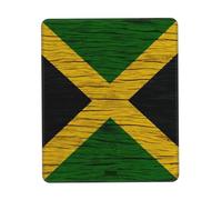 Gaming Mousepad, Jamaica Flag North America Wooden Tappetini Mouse Lavabile Tappetino Mouse Personalizzato Tappetino Mouse Pad per Notebook Casa 25X30Cm