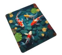 Gaming Mousepad Japanese Pretty Koi Fish Tappetini Mouse Laptop 25x30cm