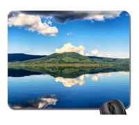 Gaming Mousepad, Lake Mountain Mirroring Italy Lago De Vico Blue Tappetini Per Il Mouse Liscia Tappeto Mouse Personalizzato Tappetino Mouse Per Laptop Pc 25X30Cm
