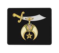 Gaming Mousepad, Shriners Love Logos Mousepad Multifunzionale Tappetino Mouse Gaming Antisfilacciamento Tappetini per Il Mouse per Gaming Mouse 25X30Cm