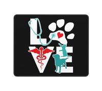 Gaming Mousepad Veterinarian Love Cat and Dog Veterinary Tampone per Mouse