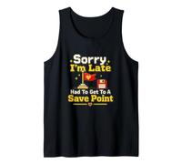 Gaming Nerd Scusa se Sono in Ritardo Save Point Umorismo nei Videogiochi Canotta