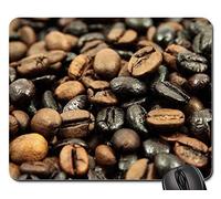 Gaming Pad, Coffee Beans Coffee Beans Roasting Roasted Tappetino Mouse Pad Pratica Gaming Tappetino Mouse Confortevole Tappetino da Gaming per Computer Pc 25X30Cm