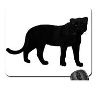 Gaming Pad, Leopard Black Big Cat Mystical Predator Muscular Tappetini Mouse Pratica Tappetino Mouse Gaming Ergonomico Tampone per Mouse per Computer Casa 25X30Cm