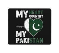 Gaming Pad, My Heart My Country My Pakistan Tappetini per Il Mouse da Gioco Pratica Tappetino Mouse Multifunzionale Mousepad per Gaming Gamers 25X30Cm