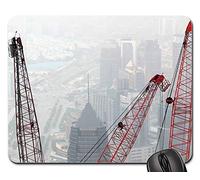 Gaming Pad, Panorama Shanghai Big City China Building 4 Tappetino Per Mouse Bordi Cuciti Tappetino Per Il Mouse Da Gioco Antiscivolo Gaming Mousepad Per Notebook Gaming 25X30Cm