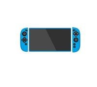Gaming palmare Custodia in silicone per Switch 2 Console di gioco Coperchio di protezione per JCON protezione Shell (Blue)