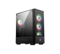 MSI Case da gioco Mid-Tower per PC - Pannello laterale in vetro temperato - 4 ventole aRGB da 120 mm - Supporto per raffreddamento a liquido fino a 240 mm x 1 radiatore - MAG Forge 112R