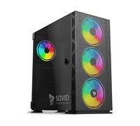 Savio Raptor X1 ARGB Tower 4 ventole in vetro temperato controllo vocale USB 3.0