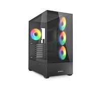 SHARKOON CASE AK6 RGB BLACK ATX