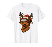 Gaming Santa Loading Xmas Vibes - Renna Natalizio Gamer Maglietta