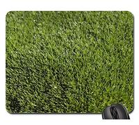 Gaming Tappetino Mouse, Grass Texture Green Meadow Structure Mouse Pad Pratica Tappetino Mouse Gaming Bordi Cuciti Gaming Pad per Notebook Computer 25X30Cm