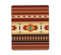 Gaming Tappetino Mouse, Southwest Native American Retro Aztec Pattern Gaming Pad Confortevole Tappetini per Il Mouse Antisfilacciamento Tappeto Mouse per Gaming Gamers 25X30Cm
