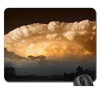 Gaming Tappetino Mouse, Supercell Chaparral New Mexico Weather Clouds Tappetino per Il Mouse da Gioco Bordi Cuciti Tappetini Mouse Personalizzato Tappetino Mouse Gaming per Notebook 25X30Cm