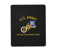 Gaming Tappetino Mouse, Us Army Military Intelligence Corps Veteran Tappetino per Mouse Antisfilacciamento Tappeto Mouse Multifunzionale Tappetino Mouse per Gaming Ufficio 25X30Cm