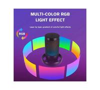 Gaming USB Microphone with Bracket Computer Desktop Mic RGB Game Conversation Voice Recording Condenser Microphone