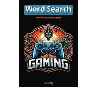 Gaming Word Search Book: Easy to Read Print. Great for Gifts, Leisure Time, Travel and more. 6x9 inches, 110 pages.