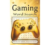 Gaming Word Search: Gaming Word Search with Easy to read print about Tokens, Gamers, Rank ups and more | 6x9 inches, 110 pages | 50+ Puzzles... Gift for Vacations, Holidays and Birthdays