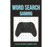 Gaming Word Search Puzzle Book: Word Searches with Easy to Read Print about Gaming, Consoles, E-Sports and More | 6X9 inches, 110 pages | 50+ Puzzles ... Gift for Vacations, Holidays and Free Times