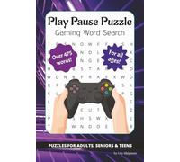 Gaming Word Search Puzzle Book: Word Searches with Easy to Read Print About Gaming, Family Fun and more | 6x9 inches, 110 pages | 50 + ... Gift for Vacation, Holidays, and Free Times