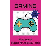 Gaming: Word Search Puzzle with Medium/Easy to Read about Armor, Target, Boss Mode and more | 6x9 inches, 110 pages, 50+ puzzles...| Gifts for free times, holidays and gifts
