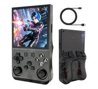 GAMINJA Console di gioco portatile retrò, console di gioco retrò con schermo IPS da 4 pollici, WiFi 2 giocatori online Battle & Game Download, 20+ emulatori classici, batteria 3500mAh, videogiochi