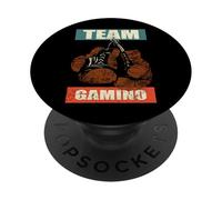 Gamino cognome Retro Family Guantoni da boxe PopSockets PopGrip Adesivo