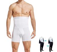 GAMIRA Pantaloncini contenitivi da Uomo, Shaper per Il Corpo Snellente a Vita Alta, Boxer Slim Boxer compressivi Che migliorano la Postura (XL,A)