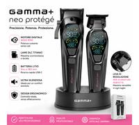Gamm Neo Protege Clipper Trimmer Professionale 9000 RPM Barber