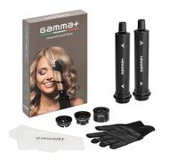 Gamma+ Set Arricciacapelli Universal Kit Curls & Waves | 2 Cilindri Autoavvolgenti per Ricci e Onde | Compatibile con Asciugacapelli Gamma+ | Tecnologia Airflow 3D 360° | Controllo del Calore