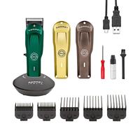 GAMMAPIU' Skin Bulk Balding Clipper, Tagliacapelli Uomo Professionale, Super Trimmer, Motore Rotativo, Lama 45mm Regolabile Zero-Gap, 2 Ore di Autonomia senza Fili, 3 Cover, 5 Pettini, Kit Pulizia