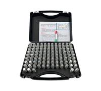 Gamma 5,00-10,00 mm, 101 pezzi, passo 0,01/0,05 mm, set di calibri a perno in acciaio, for carpenteria e ispezione Strumenti per la lavorazione del legno(9.00-10.00mm 101pcs)