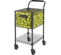 Gamma Sports Premium tennis insegnamento e viaggi cestini - unico attrezzatura sportiva, EZ Travel Ball vettori, Portable design, ideale per insegnare corte accessori, unisex, Brute Teaching Cart - Holds 325